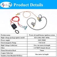 Brûleur à mazout haute pression brûleur à bobine stabilisateurs de flamme pompe électromagnétique système de Combustion accessoires d'allumage