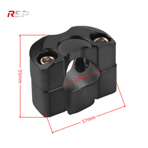 Abrazadera Elevadora de Manillar de Aleación de Aluminio CNC de 28mm, Adaptador Universal <span class=keywords><strong>para</strong></span> Aumento de Altura, Soporte de Dirección <span class=keywords><strong>para</strong></span> Motocicleta Todoterreno y Moto de Cross - Product Image 2