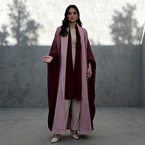 Abaya Elegante de Poliéster con Lentejuelas para Mujeres Musulmanas, Vestido de Noche de Lujo Personalizado para Fiestas, Venta al Por Mayor - Product Image 1