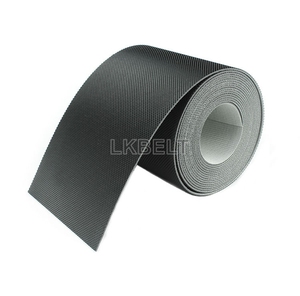 PVC Endüstriyel Konveyör Bandı Baklava Desenli Düz Yüzeyli Aşınmaya Dayanıklı Yüksek İletim Verimliliği Gıda İçecek Kullanımı - Product Image 2