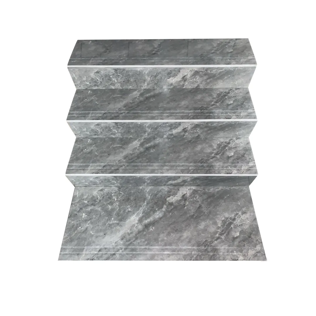 Мраморная дизайнерская интерьерная фарфоровая плитка для протектора лестницы и подъема лестничной плитки