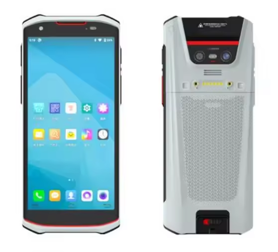 2024 Android 10 IP66 Handheld PDA 1D 2D Barcode Scanner 4G Memory Capacity Inventory Mobile Data Collector Terminal