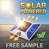 Baliza Solar Inteligente Sincronizada de Aluminio con Control Inalámbrico GPS para Sistemas Inteligentes de Carreteras