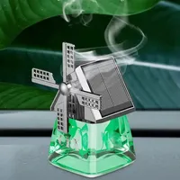 Ventilateur solaire rotatif pour automobile, parfum liquide, moulin à vent solaire pour automobile, diffuseur de parfum