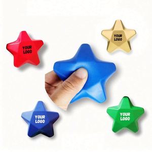 Juguetes Antiestrés de Espuma de PU con Logotipo Personalizado, Ecológicos, en Forma de Estrella, para Estudiantes, Regalos y Premios - Product Image 1