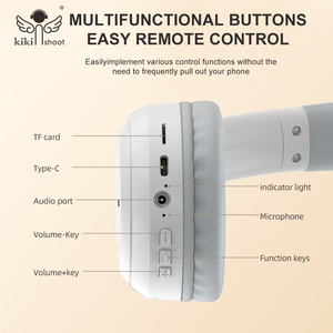 H004 Loại <span class=keywords><strong>C</strong></span> <span class=keywords><strong>C</strong></span>ó Thể Gập Lại Đúng Không Dây Tai Nghe Hifi Bass Chơi Game Over-Ear <span class=keywords><strong>Bluetooth</strong></span> 5.3 Tai Nghe TWS Thẻ TF Tai Nghe <span class=keywords><strong>C</strong></span>ó Dây Với Mic - Product Image 6