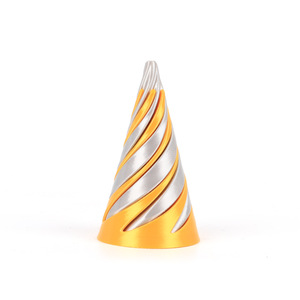 HY7 piramide impossibile stampata in 3d attraverso la scultura dado vite Fidget Spinner a spirale cono violino vortice filo illusione giocattolo - Product Image 6