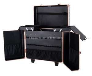 Mallette de toilettage en aluminium pour chien, 2 roues et poignée télescopique - Product Image 4