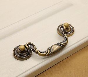 Süslü <span class=keywords><strong>Vintage</strong></span> Çekmece Kolu, Konsol ve Masa İçin Dekoratif Sarkıt Kulplu - Product Image 3