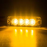 Alta potencia 12W impermeable LED advertencia faro luz estroboscópica nuevos vehículos superficie tornillo montaje coche luz Accesorios