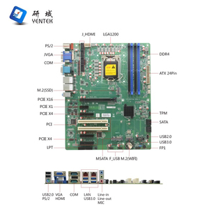 LGA1200 10 11th ATX placa base <span class=keywords><strong>Intel</strong></span> Celeron <span class=keywords><strong>Core</strong></span> <span class=keywords><strong>I3</strong></span> I5 I7 I9 procesador 2 LAN 6 COM PCIE Linux placa base Industrial - Product Image 5