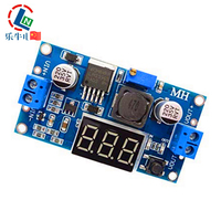 LM2596S Module d'alimentation abaisseur Buck DC-DC réglable avec voltmètre LED Affichage numérique Type LM2596