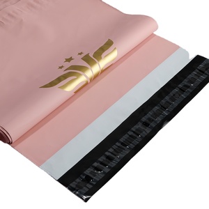 Oferta directa, bolsa de correo de poliéster rosa, sobre impermeable, autoadhesivo, bolsa de transporte de ropa respetuosa con el medio ambiente - Product Image 1