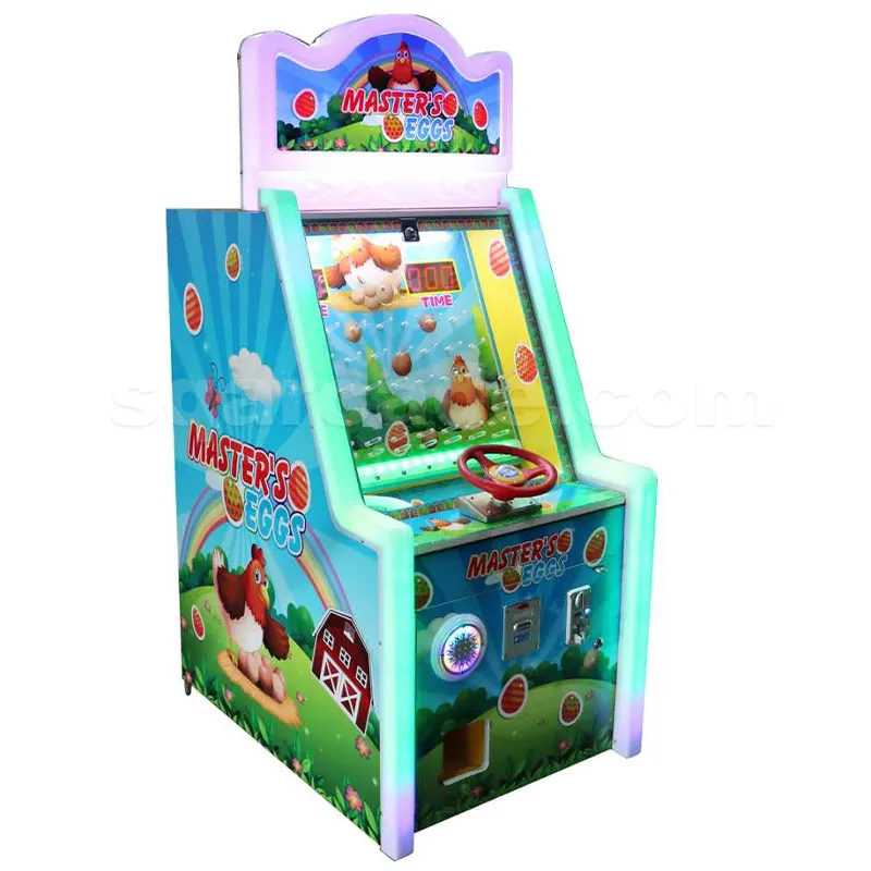 Yüksek kalite fabrika fiyat oyuncak kapsül fiyat jeton makinesi Arcade kabine oyun makinesi yakalamak topu oyun salonu oyun makinesi