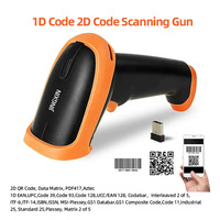 Lecteur de codes-barres sans fil Jingxin de haute qualité 1D 2D, scanner de codes QR portable pour supermarché
