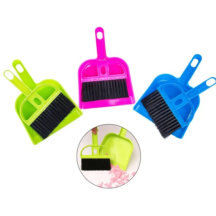 Mini main clavier d'ordinateur nettoyage fouet brosse balai pelle à poussière ensemble pour Table