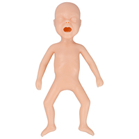 Maniquí de Silicona EZTRAIN para Entrenamiento de Inyección e Intubación, Modelo de Bebé Prematuro de 24 Semanas, Duradero, 3 kg