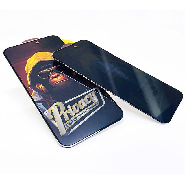 HD 28 Degree Privacy Tempered Glass for iPhone 11 12 13 14 15 16 Pro Max 17 Air Anti Static ESD Screen Protector Film