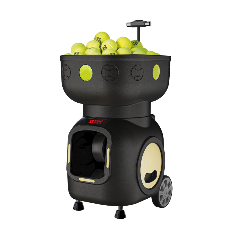 Anpassbare Tragbare Tennisball-Wurfmaschine mit Smart-App und Fernbedienung Langlebige Kunststoff- und Metallkonstruktion****^^^^ https://www.siboasi.com