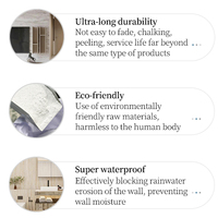 MIGLIORE Mcm pierres de travertin carreaux muraux flexibles carreaux intérieurs/extérieurs en travertin imprimé à l'encre inorganique pour la décoration murale