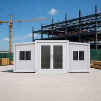 Maison modulaire extensible en conteneur de 20/40 pieds, villa résistante au vent, respirante, isolation thermique, design français, garantie de 5 ans