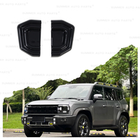 Summer Auto Part New Design Matte Black Trailer Hook Cover Trim 2Pcs For Jetour Traveller T2 2023 2024