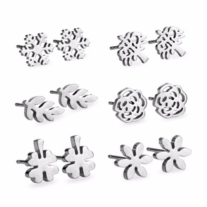 Fournisseur de bijoux 2021, style Guangdong, boucles d'oreilles en acier inoxydable en forme de libellule - Product Image 6
