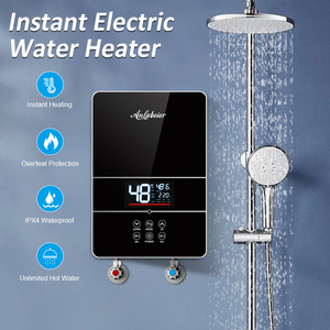 Chauffe-eau électrique sans réservoir Anlabeier SG02-60 220-240V 3000-6000W, chauffage rapide intelligent, protection contre la surchauffe, installation facile - Product Image 4