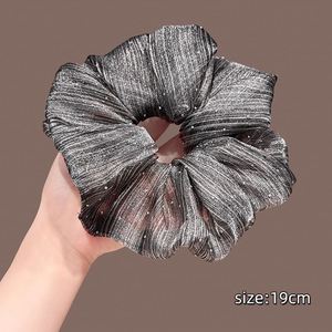 Organza Oversize Yarn Scrunchies <b>Elastic</b> Hair Bands Women Hair Ties Ponytail Holder <b>Headbands</b> Hair Ropes Hair Accessorie - Product Image 5