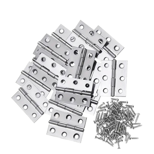 Bisagra Plegable de Acero Inoxidable Galvanizado de 2 Pulgadas con Tornillos, Empaquetada en Cartón para Marcos de Puertas, Cajas de Madera y Armarios - Product Image 1
