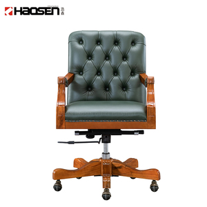 Chaise de bureau en cuir confortable de luxe meilleure grande chaise de direction d'ordinateur pour les affaires du gouvernement de studio d'étude à domicile - Product Image 6