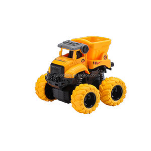 Tiktok-vehículo de construcción de juguete, excavadora, carretilla elevadora 360 rodante, coche acrobático de choque inercial - Product Image 3