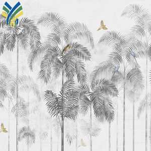 Papier peint <span class=keywords><strong>mural</strong></span> 3D pour décoration de maison moderne Peintures personnalisées imperméables et antistatiques Papier peint déco Plante verte Papier peint <span class=keywords><strong>mural</strong></span> - Product Image 5