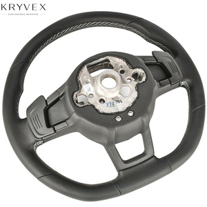 พวงมาลัยกีฬาคาร์บอนไฟเบอร์แท้และหนังแท้สำหรับรถยนต์โฟล์คสวาเกน กอล์ฟ7 เอ็มเค7 จีทีไอ 7อาร์ ยี่ห้อคริเว็กซ์ - Product Image 3