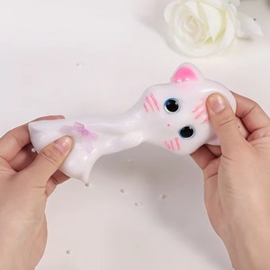 Juguetes Blandos de Gato para Apretar, Juguetes Antiestrés de Gato Taba, Juguetes Sensoriales para Aliviar el Estrés, Juguetes Blandos para Apretar - Product Image 3