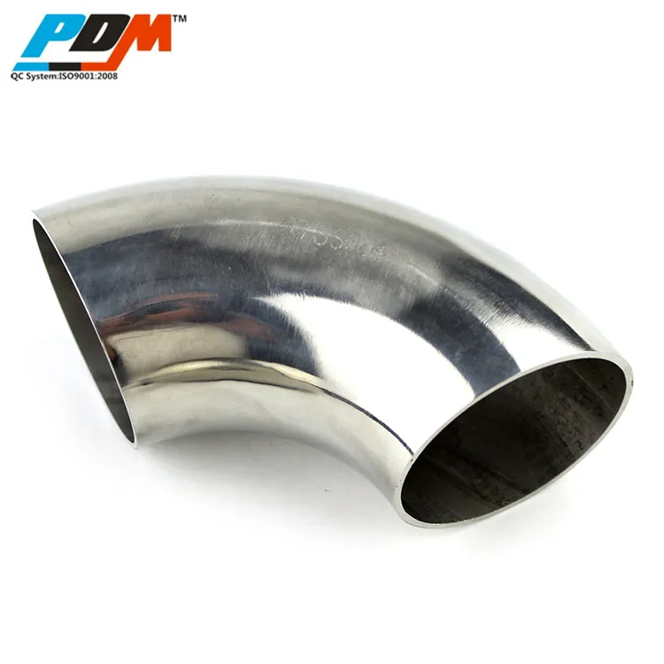 3" Stainless Steel Mandrel Bend Elbow 90 degree 45 Degree 30 Degree Wall thickness Suitable for Car Modified Exhaust Elbow Pipe