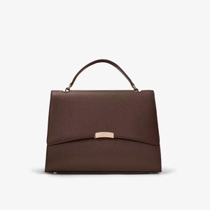 Wholesale Women Fashion Saddle Crossbody Shoulder Handbag Minimalist Solid Color PU Leather Magnetic Clasp In Stock OEM