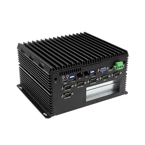 Fanless Embedded Pc I3 I5 I7 Industrial Embedded Computer DDR4 2 Ethernet Fanless Mini Box PC