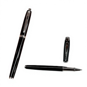 Stylo bille publicitaire écologique OLIVIA en métal, motif losange, avec logo personnalisé imprimé et gravé, et design sur mesure - Product Image 1