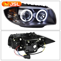 Pour BMW Série 1 E87 2004-11 Phare à LED Complet avec Feux de Jour et Clignotants Angel Eye