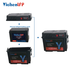 AC110/220 Alle In Een Batterij Box LiFePO4 12V 100Ah Deep Cycle 12.8V Lithium Ion Batterij Met draagbare Batterij Doos Stroombron - Product Image 3