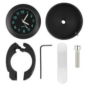 Horloge universelle de <span class=keywords><strong>guidon</strong></span> de <span class=keywords><strong>moto</strong></span>, 7/8 pouces, étanche, chromé, étanche - Product Image 4