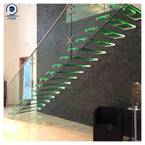<span class=keywords><strong>Escalier</strong></span> flottant Prima avec éclairage LED intégré aux <span class=keywords><strong>marches</strong></span>, solution architecturale moderne et personnalisée pour la maison - Product Image 1