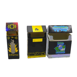 Boîte d'emballage <span class=keywords><strong>de</strong></span> boîte à cigarettes <span class=keywords><strong>en</strong></span> carton imprimé personnalisé 300gsm Boîte <span class=keywords><strong>de</strong></span> papier jetable pour <span class=keywords><strong>cigarette</strong></span> - Product Image 4