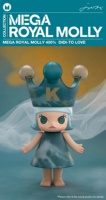 POPMART MEGA ROYAL MOLLY 400% DIDI-TO LOVE Оригинальная аниме-фигурка, коллекционная кукла для дома, загадочная коробка-сюрприз, подарок