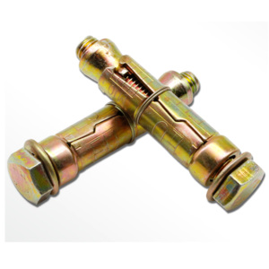 Zinken plating Geel koolstofstaal 3 stuks 4 stuks Fix ankerbout/rawlbout - Product Image 1