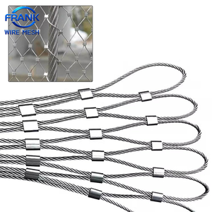 鸟网用套管电缆网304 316不锈钢钢丝绳网 - Product Image 6