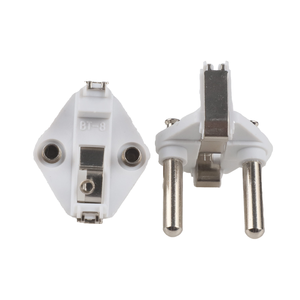 Spina <span class=keywords><strong>Elettrica</strong></span> Turca a 2 Pin in Rame 10A con 3 Prese Antimanomissione per Cavo di Alimentazione Francese - Product Image 4