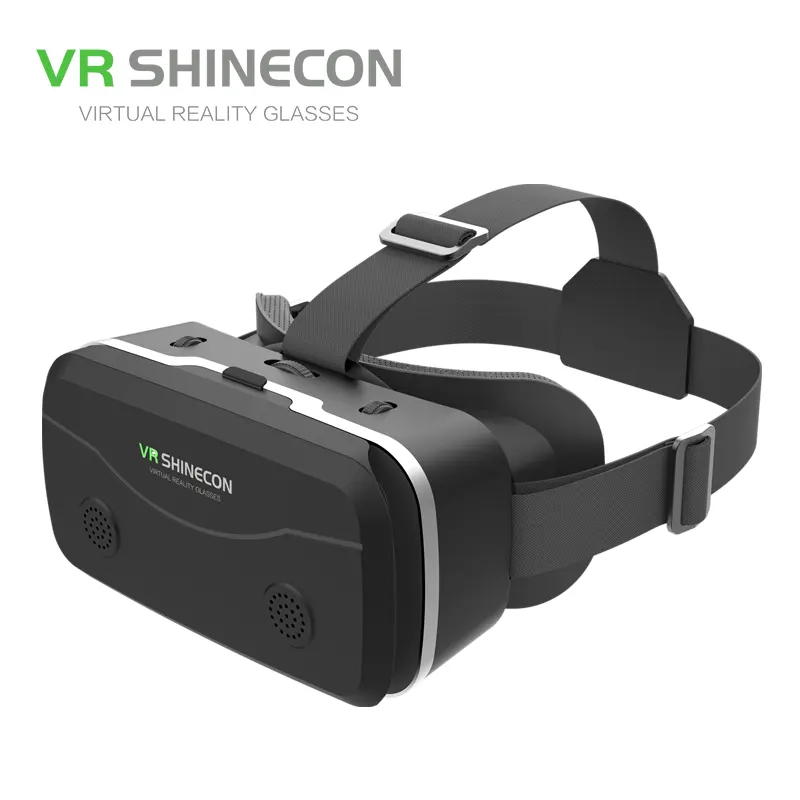 VR SHINECON Kính VR Giáo Dục Điều Chỉnh Được Khoảng Cách Học Sinh Kính Video 3D IMAX Có Tai Nghe