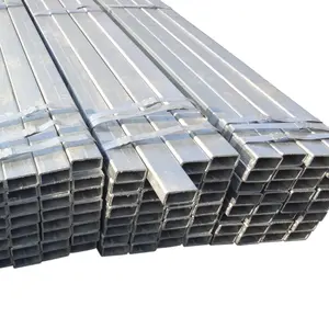 Quadratisches Hohl profil 20*20 Vierkant rohr aus verzinktem Stahl 150x150 Vierkant rohr aus Stahlrohr zu verkaufen